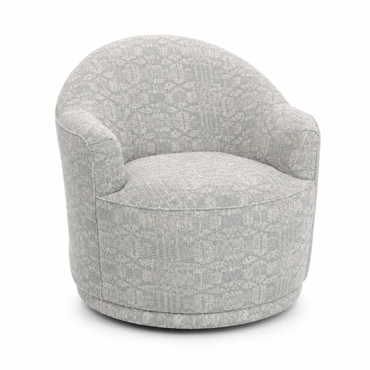 April Swivel Barrel Chair, color: Sky-27672