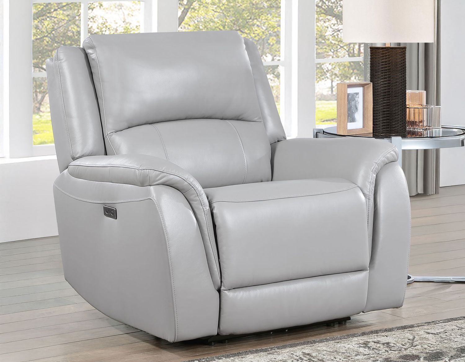 Alexandria Power Recliner, color: Stone