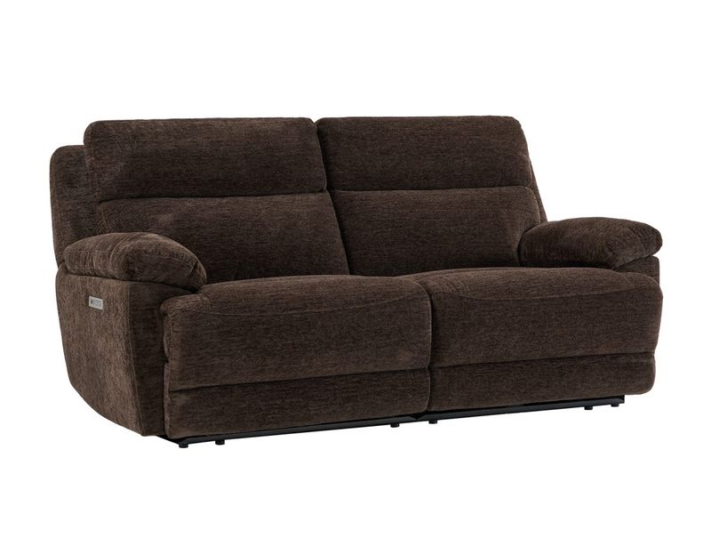 Gatlin Dual-Power Reclining Loveseat- Brown