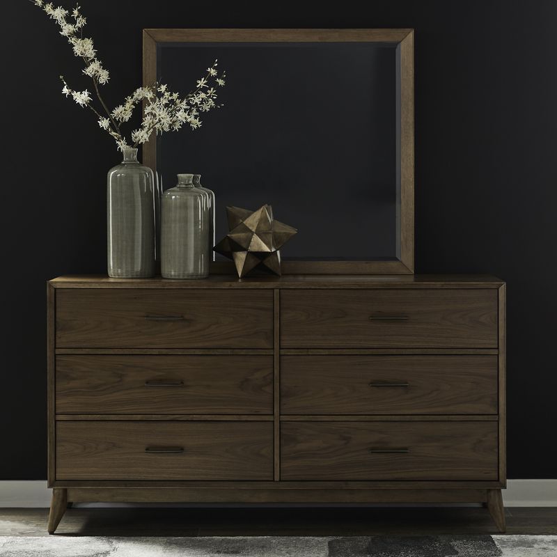 Century Modern Dresser &amp; Mirror