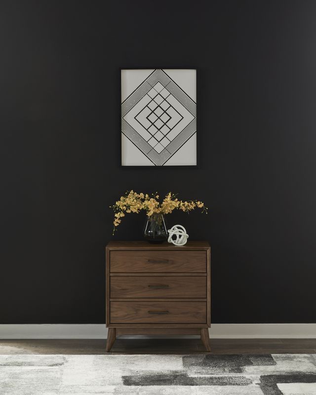 Century Modern Nightstand w/ Charging Station
