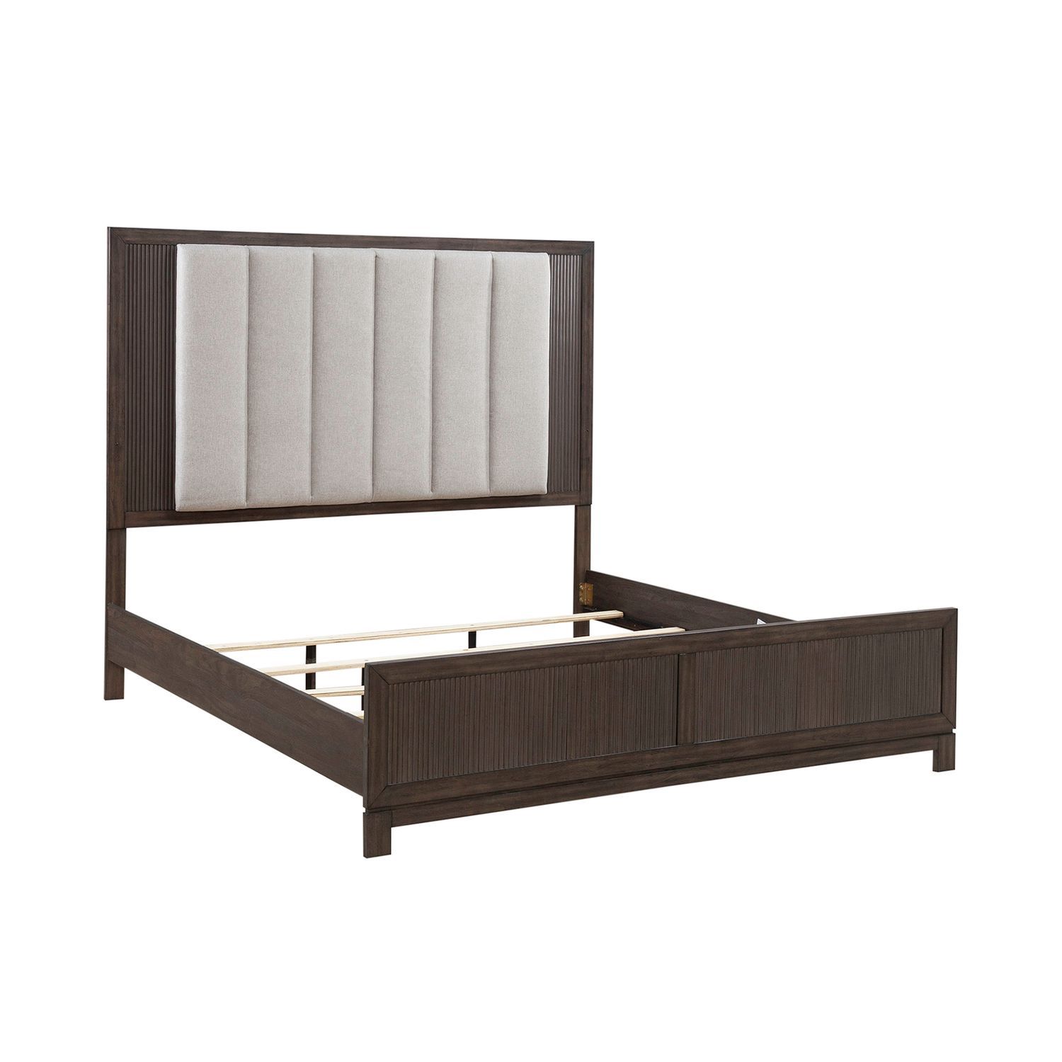 Modern Edge Queen Upholstered Bed