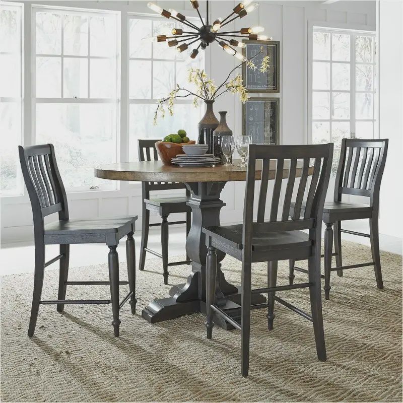 Harvest Home 5 Piece Counter Height Set
