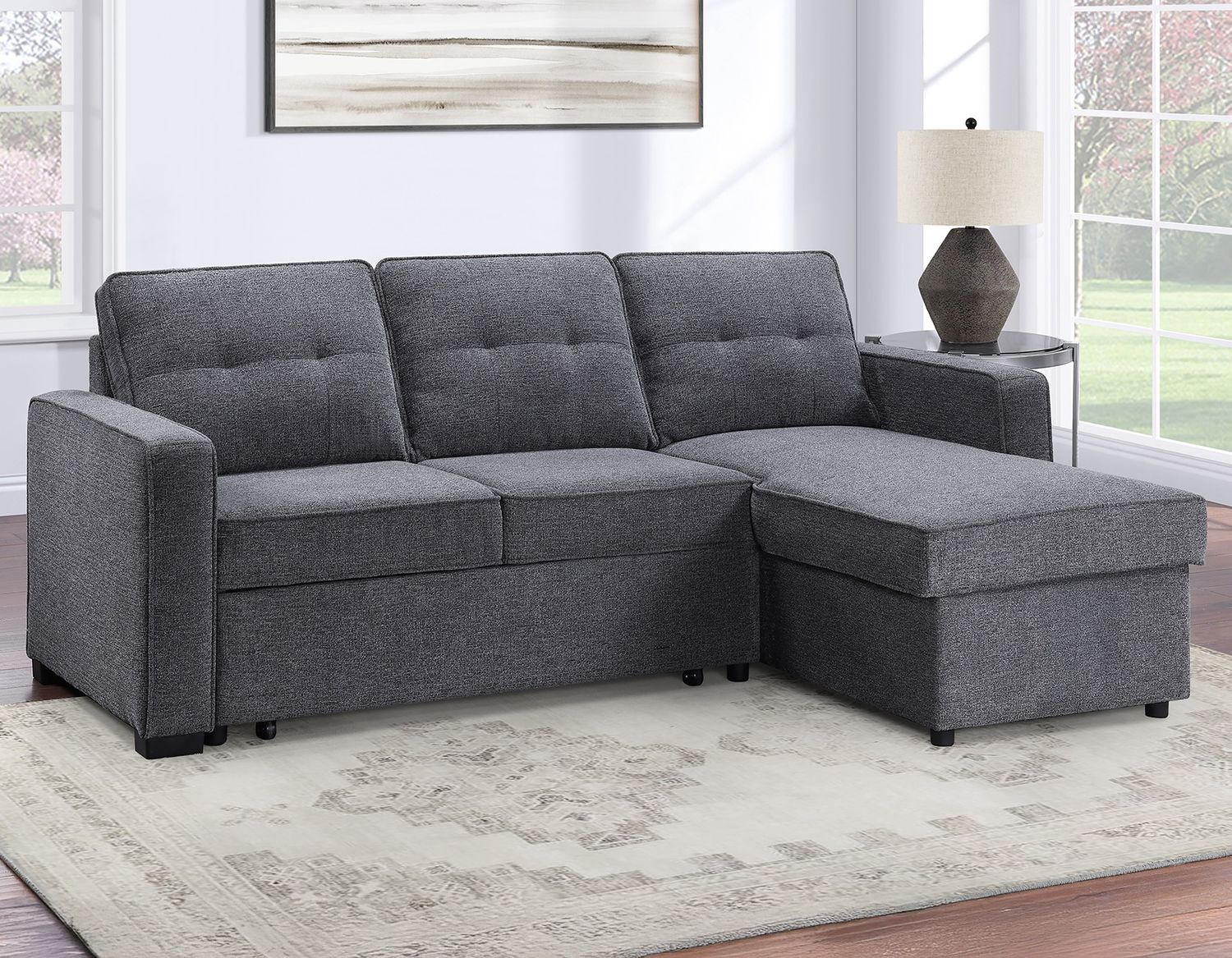 Noah Gray Convertible Sleeper Chofa