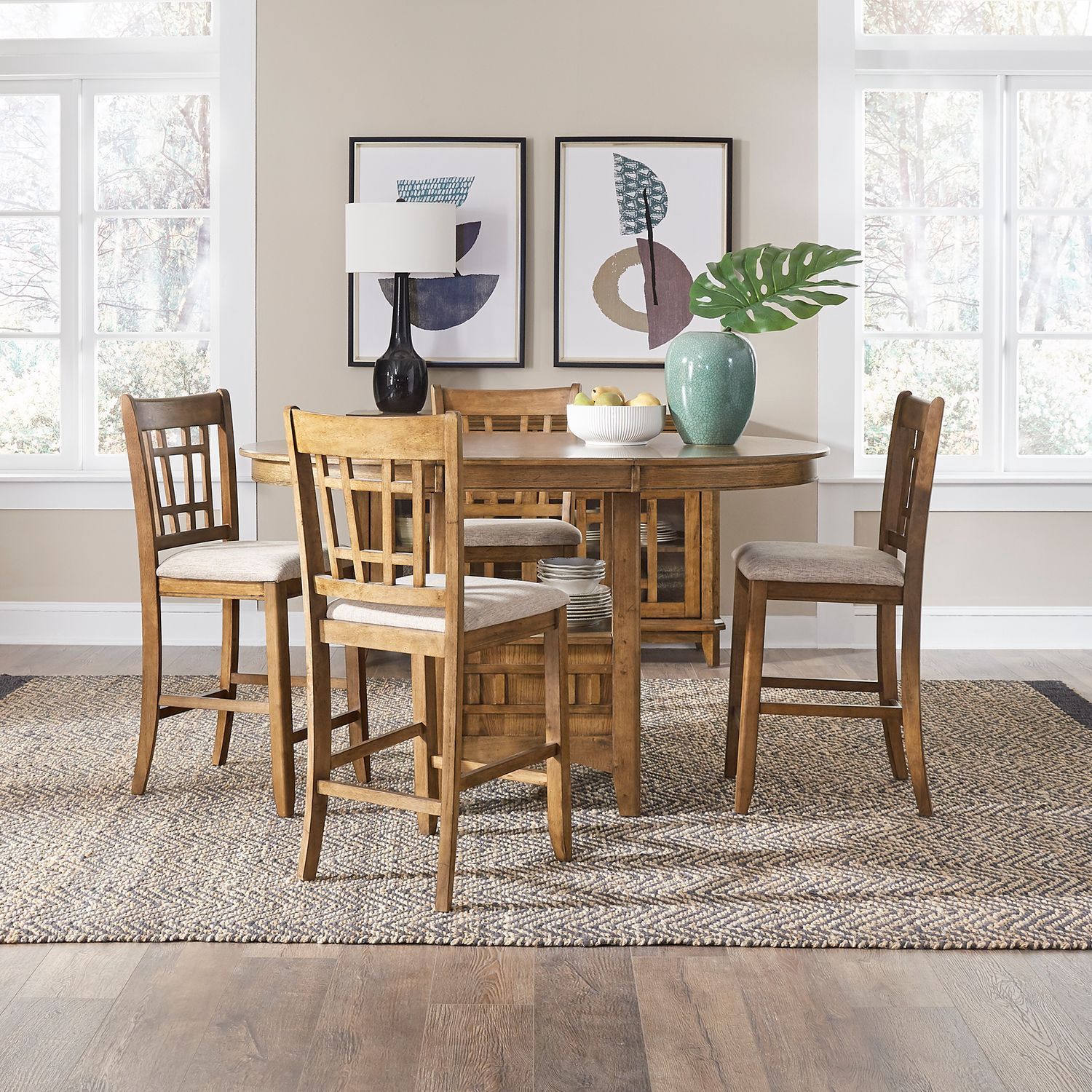 Santa Rosa II 5pc Pub Table Set