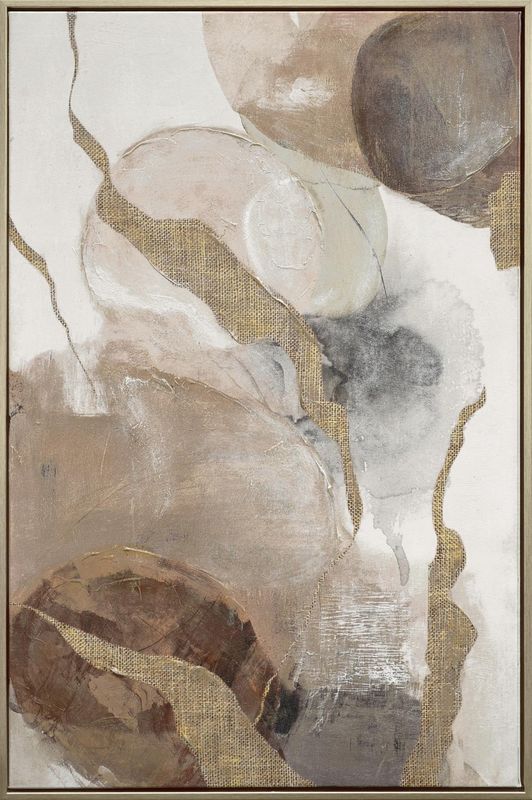 Ethereal Whispers |Hand-embellished Canvas in Frame