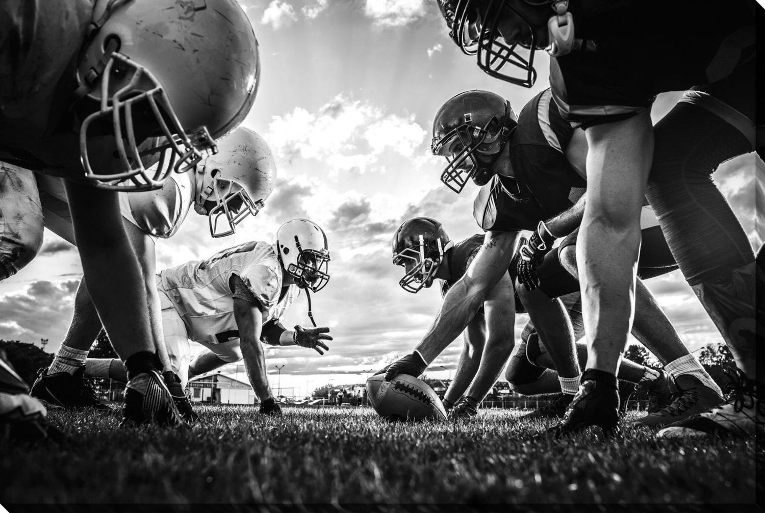 Gridiron Clash |Gloss Canvas