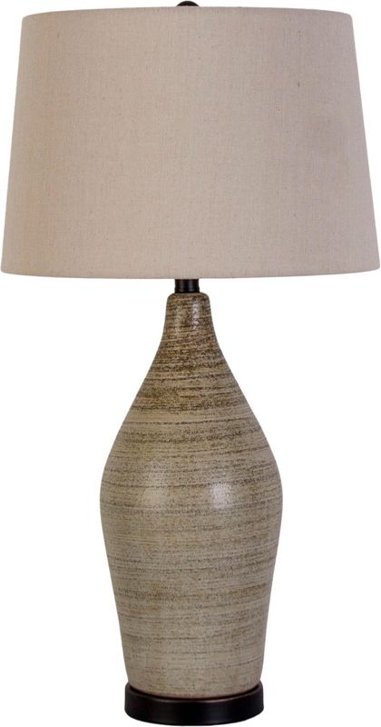 Serene Stone |Ceramic Table Lamp