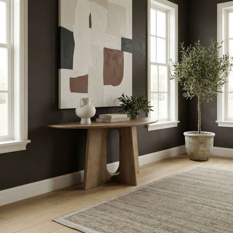 Hendrix Place Demilune Sofa Table