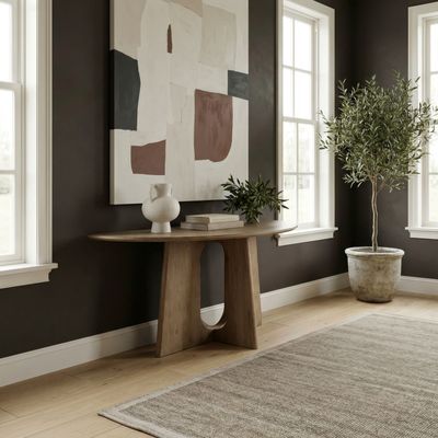 Hendrix Place Demilune Sofa Table