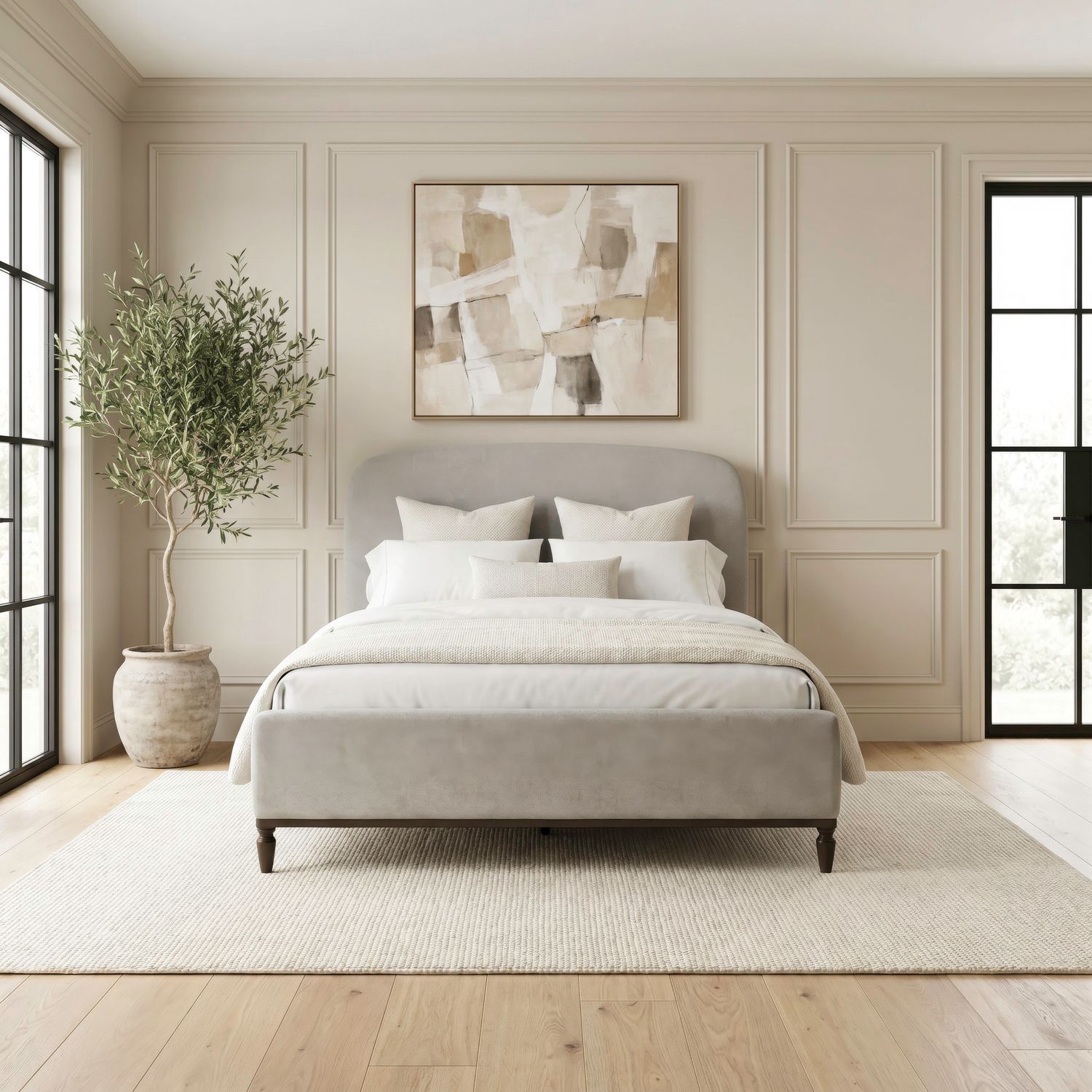 Wesley Hall Queen Upholstered Bed