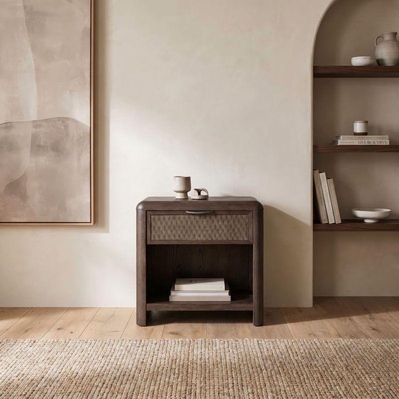 Skye View 1 Drawer Nightstand with Charging Station