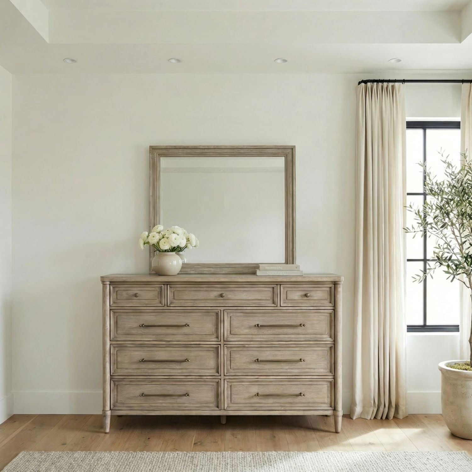Rochelle Park Dresser &amp; Mirror
