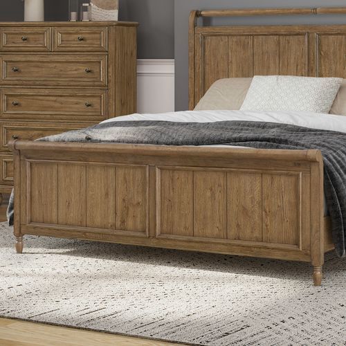 Homestead Haven Sleigh Footboard, Size: Queen
