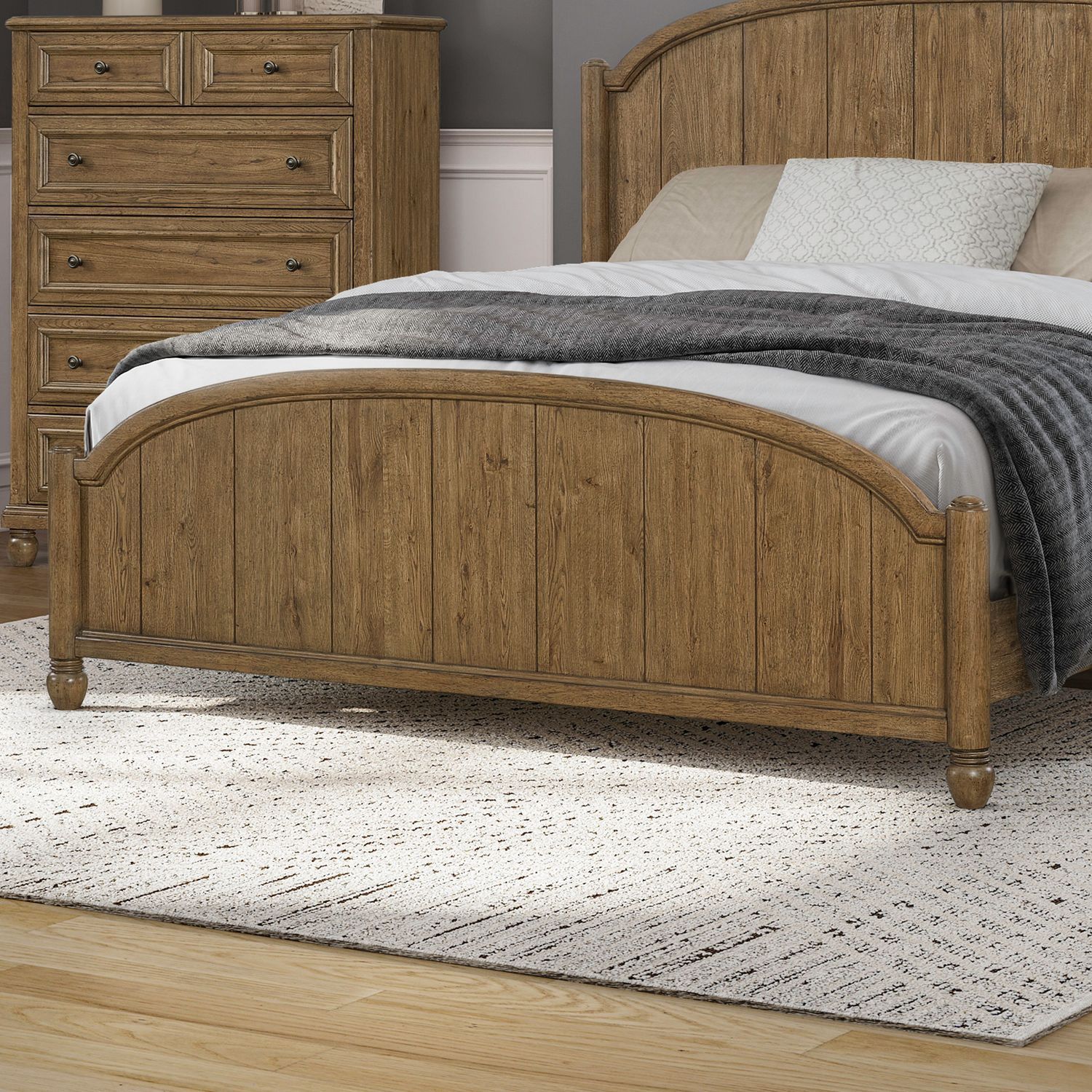 Homestead Haven Poster Footboard, Size: Queen