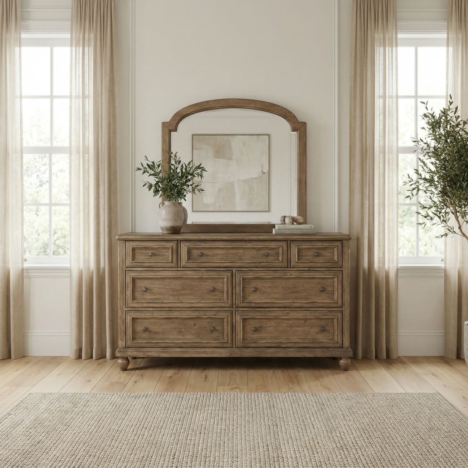 Homestead Haven Dresser &amp; Mirror