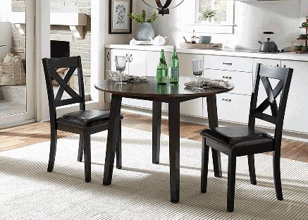Thornton II 3pc Drop Leaf Table Set