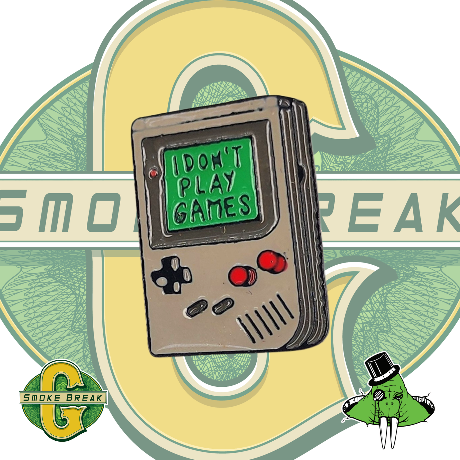 I Don&#39;t Play Games Lapel Pin