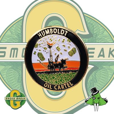 Rare Humboldt Oil Cartel Lapel Pin