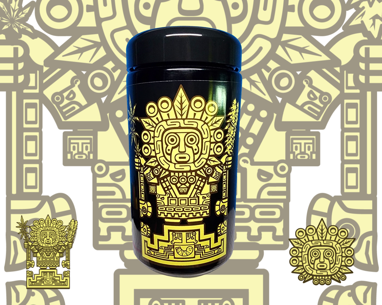 La Paz ISB Collectible Miron Glass Jar