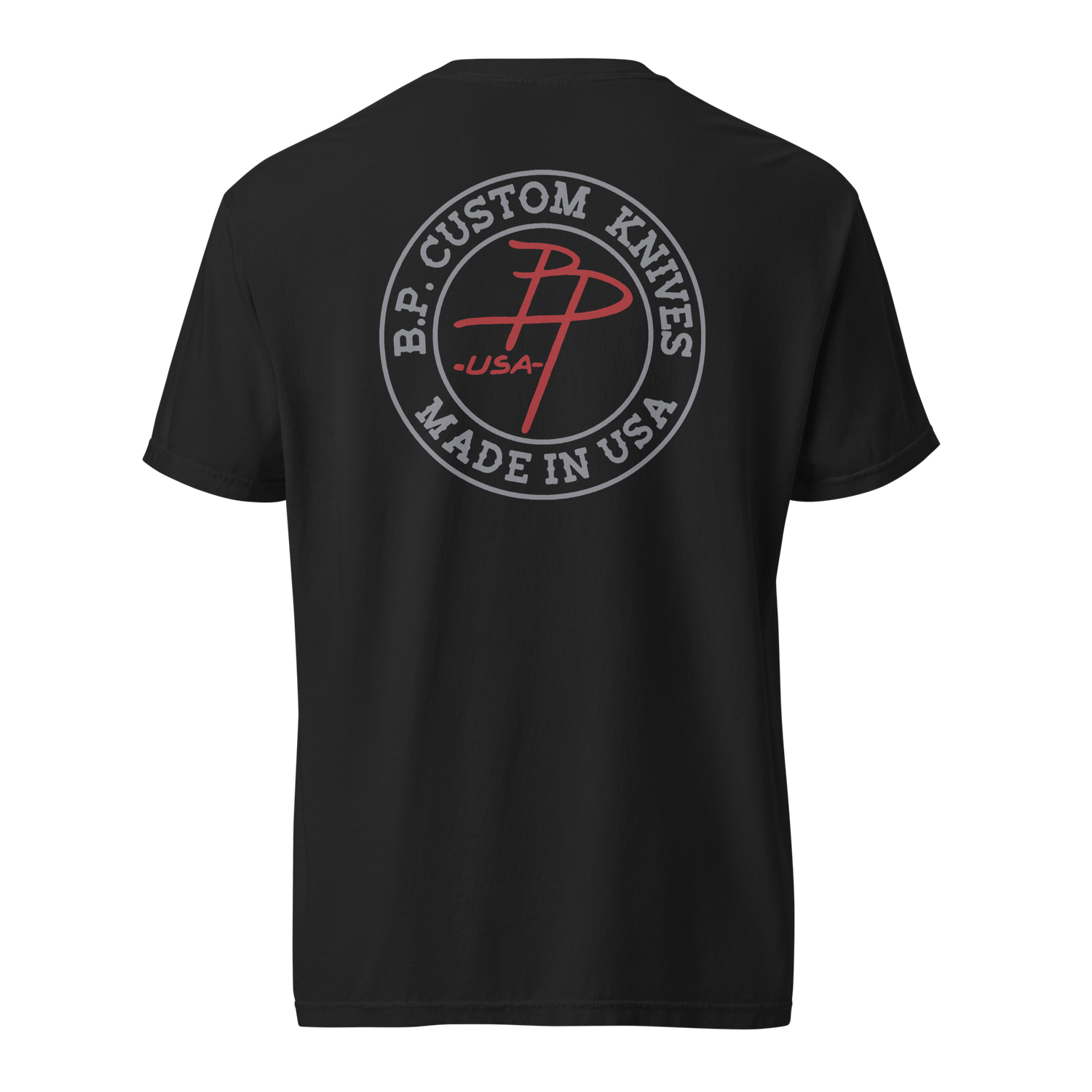 B.P. Custom Knives Circle logo tee