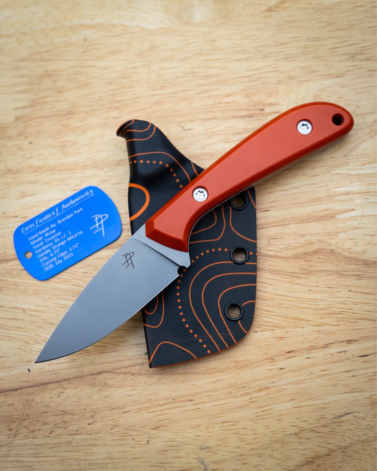 Wasp - Orange Micarta