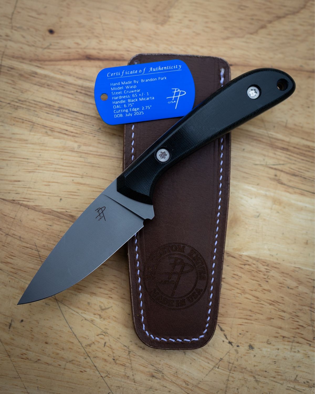 Wasp - Black Micarta