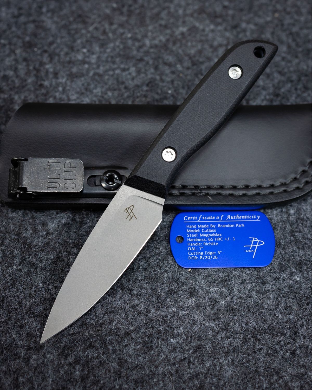 Cutlass - Black Canvas (blemish)