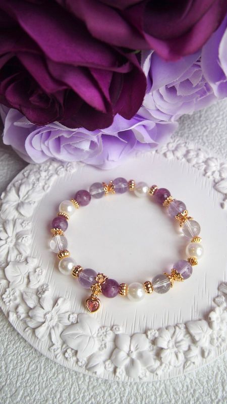 ​Amethyst (with charm)