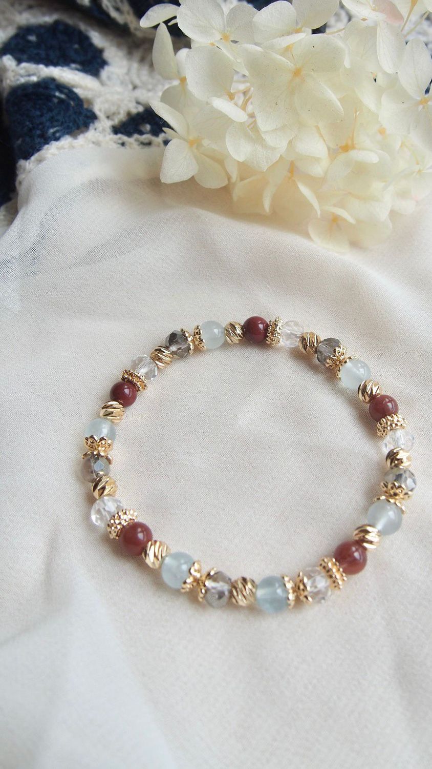 Carina in Aquamarine &amp; Andesine Labradorite