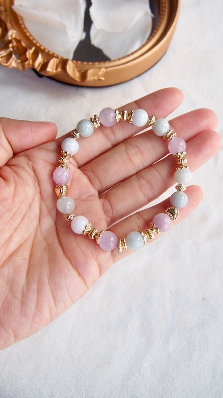 Jadeite with Kunzite