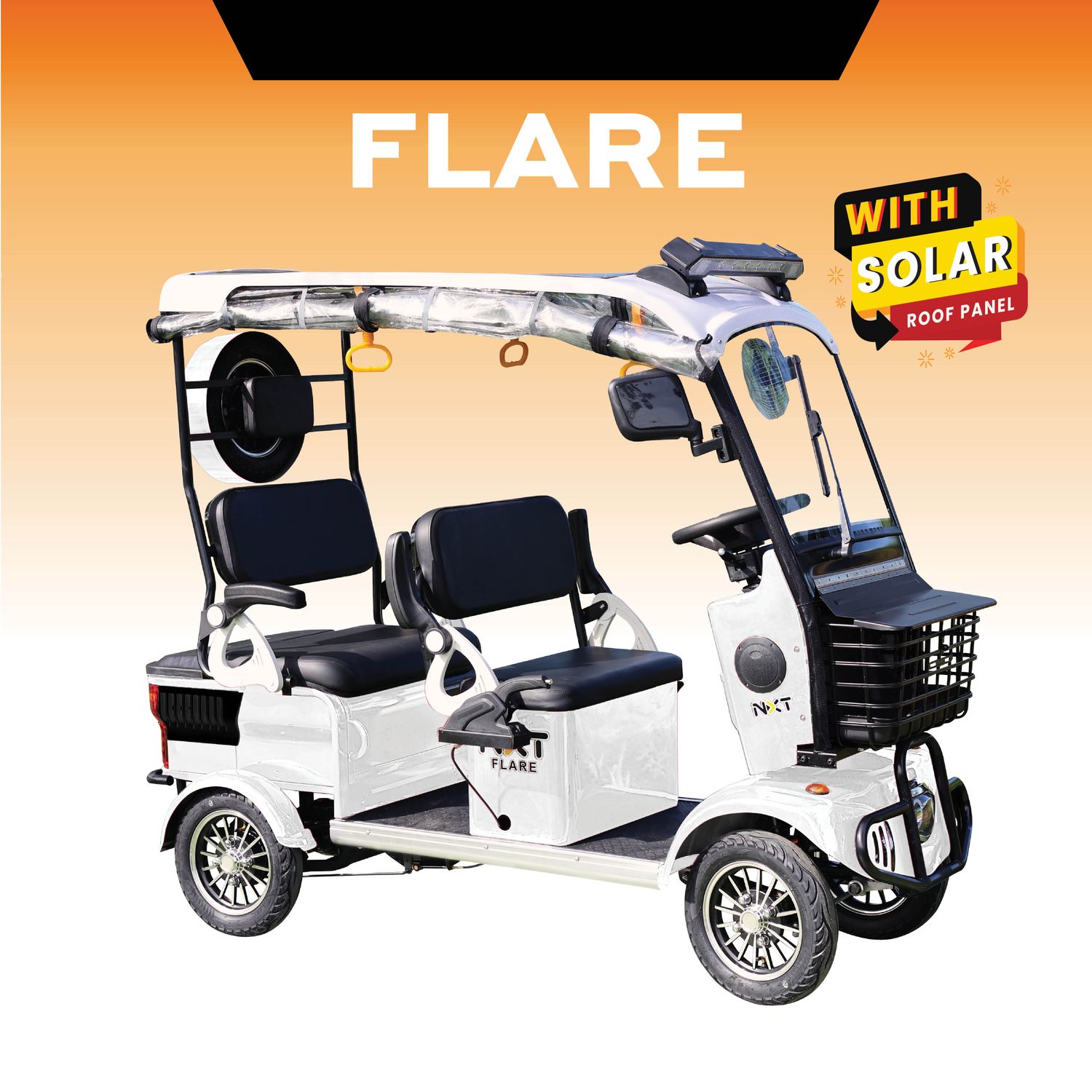 FLARE V3 STEERING DISC BRAKE, Color: White