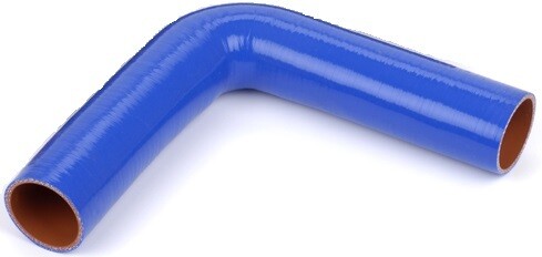 Blue Silicone 90 Deg Elbow Blue Silicone 90 Deg Elbow