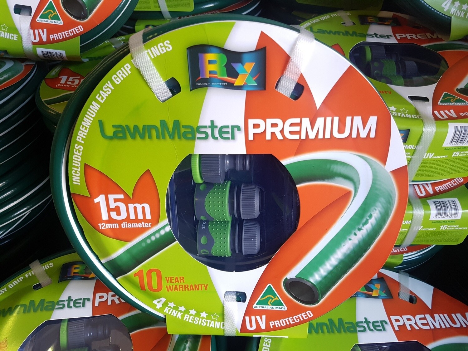 15m x 12mm Garden Hose complete with fittings