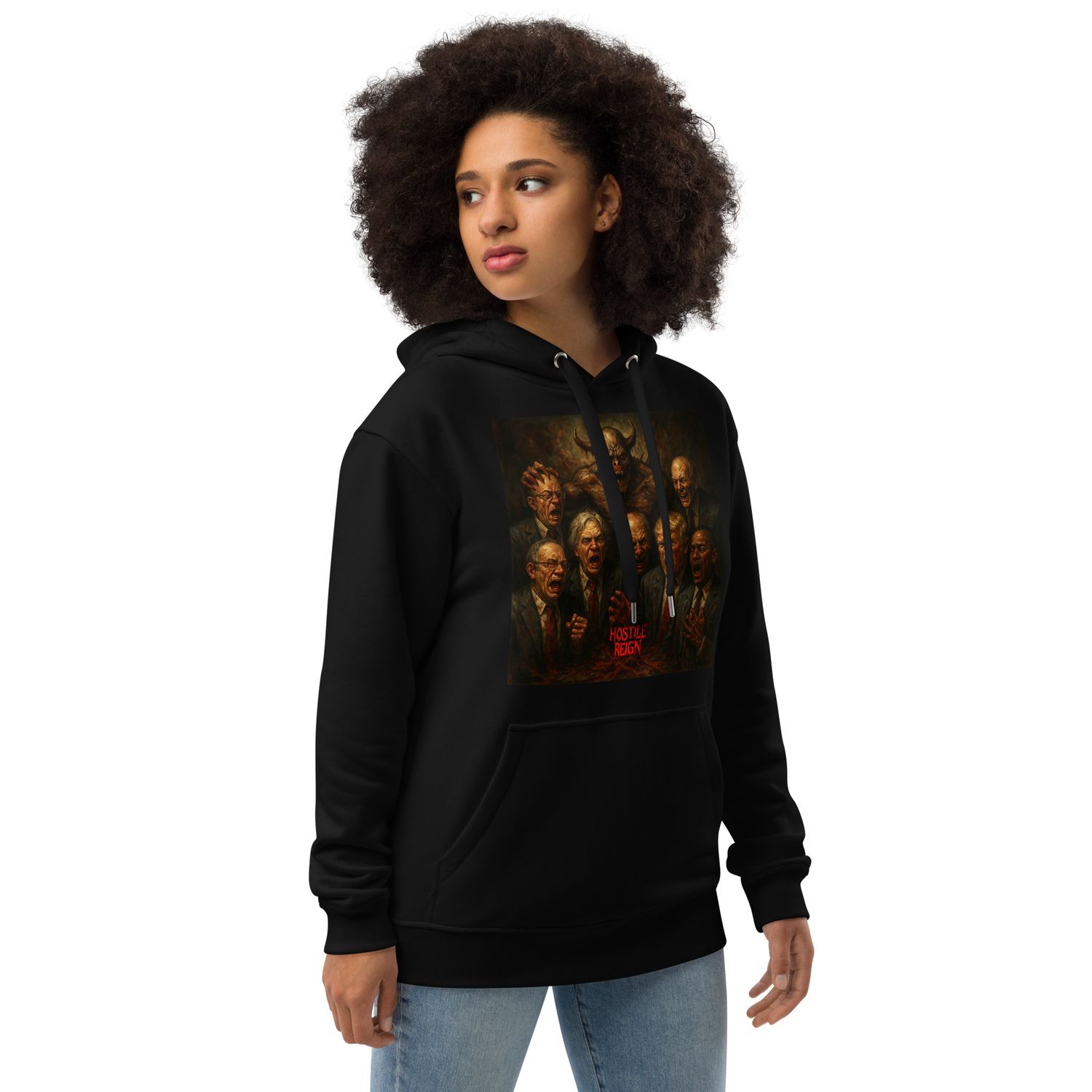 Premium eco hoodie POLITICAL ISSUE METAL HOSTILE REIGN