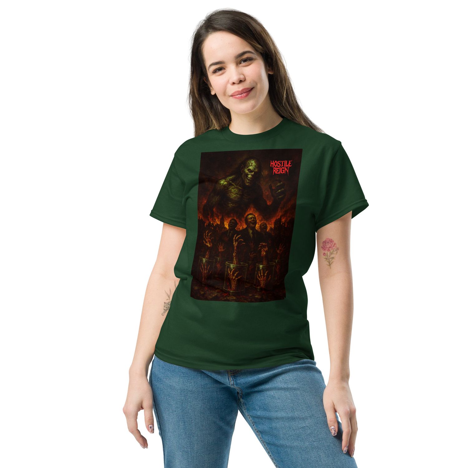 Unisex classic tee THE MOCKERY OF THE SYSTEM HOSTILE REIGN