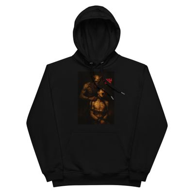 Premium eco hoodie METAL VORAK BRUTAL EVIL SLAVE HOSTILE REIGN
