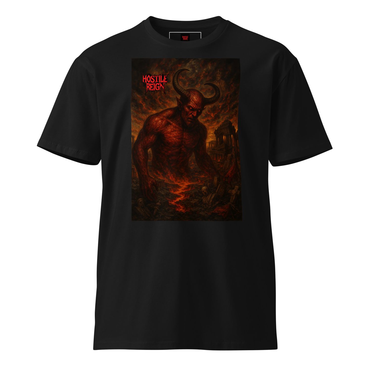 Unisex premium t-shirt METAL VORAK RISING OF THE EVIL HOSTILE REIGN