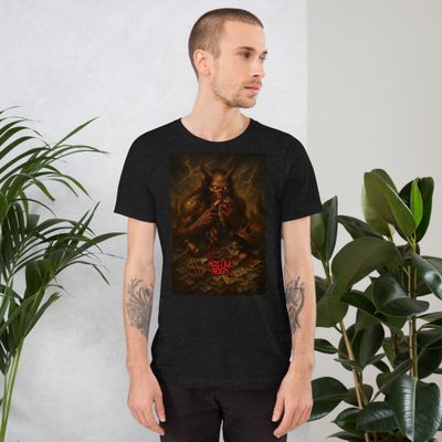 Unisex t-shirt METAL THE RUTHLESS HUMAN GLUTTONY HOSTILE REIGN