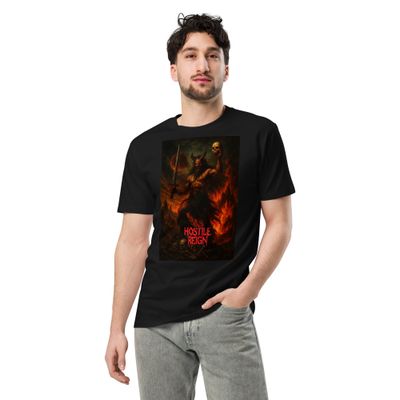 Unisex premium t-shirt METAL VORAK THE WARRIOR HOSTILE REIGN