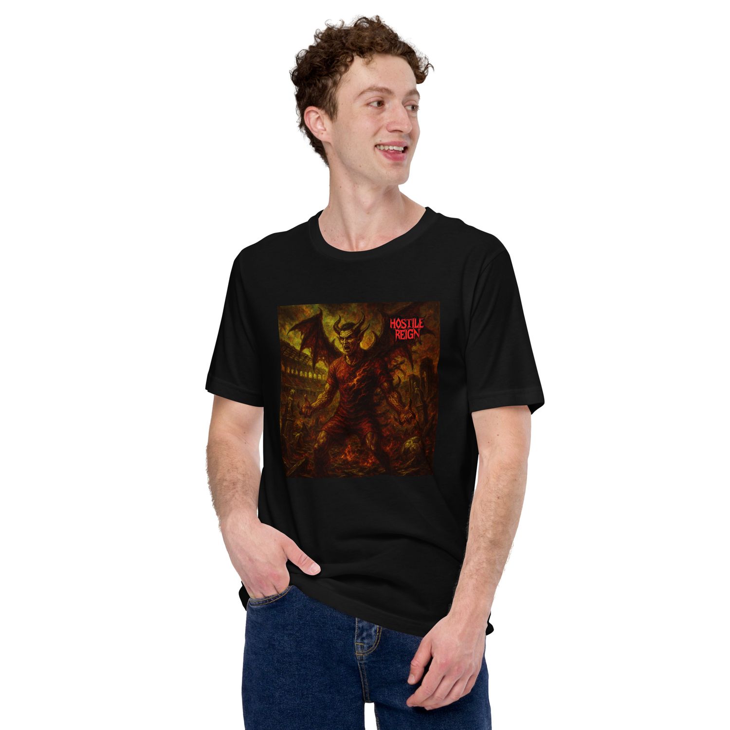 Unisex t-shirt METAL BRUTAL CR7 DEMON HOSTILE REIGN