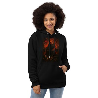 Premium eco hoodie METAL TYRANNY EVIL DICTATOR HOSTILE REIGN