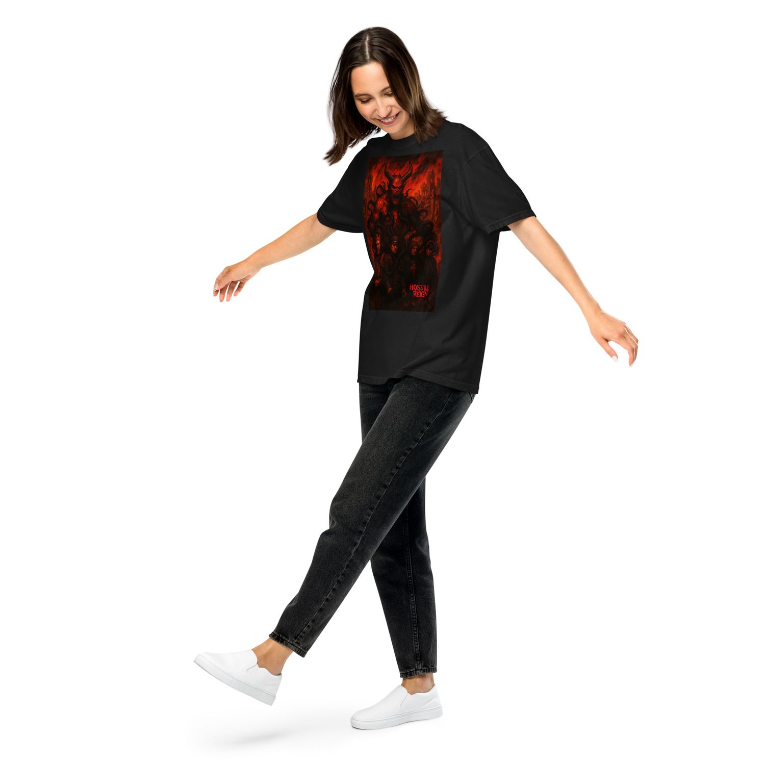 Unisex garment-dyed heavyweight t-shirt METAL VORAK EVIL KINGDOM HOSTILE REIGN