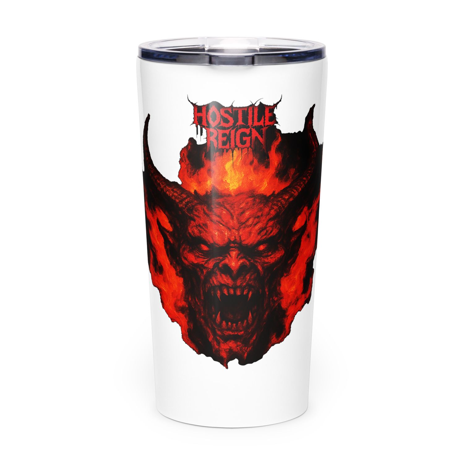 Tapered stainless steel tumbler METAL HEAD VORAK HOSTILE REIGN