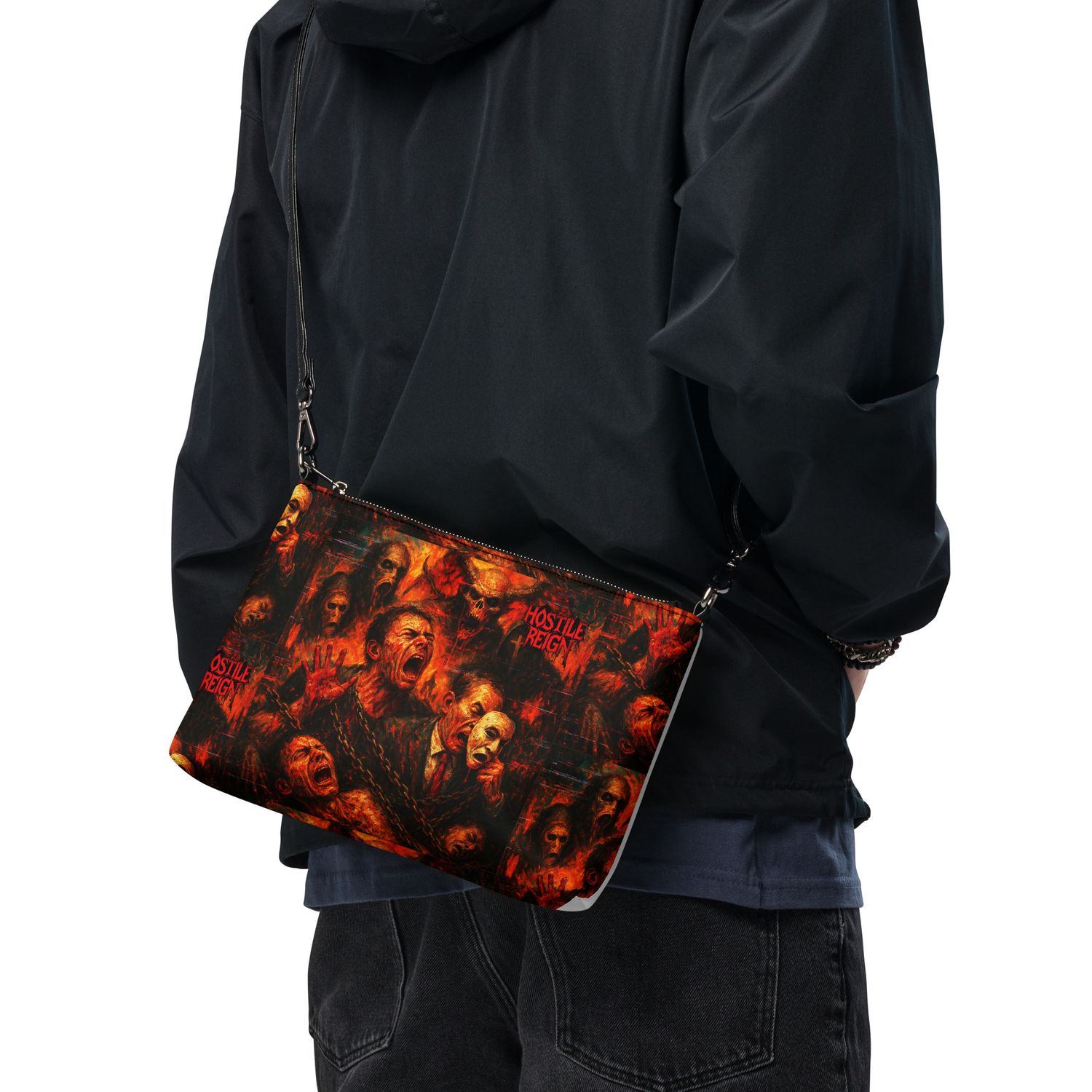 Crossbody bag METAL EVIL HYPOCRITICAL DOUBLE-FACED HUMANITY HOSTILE REIGN