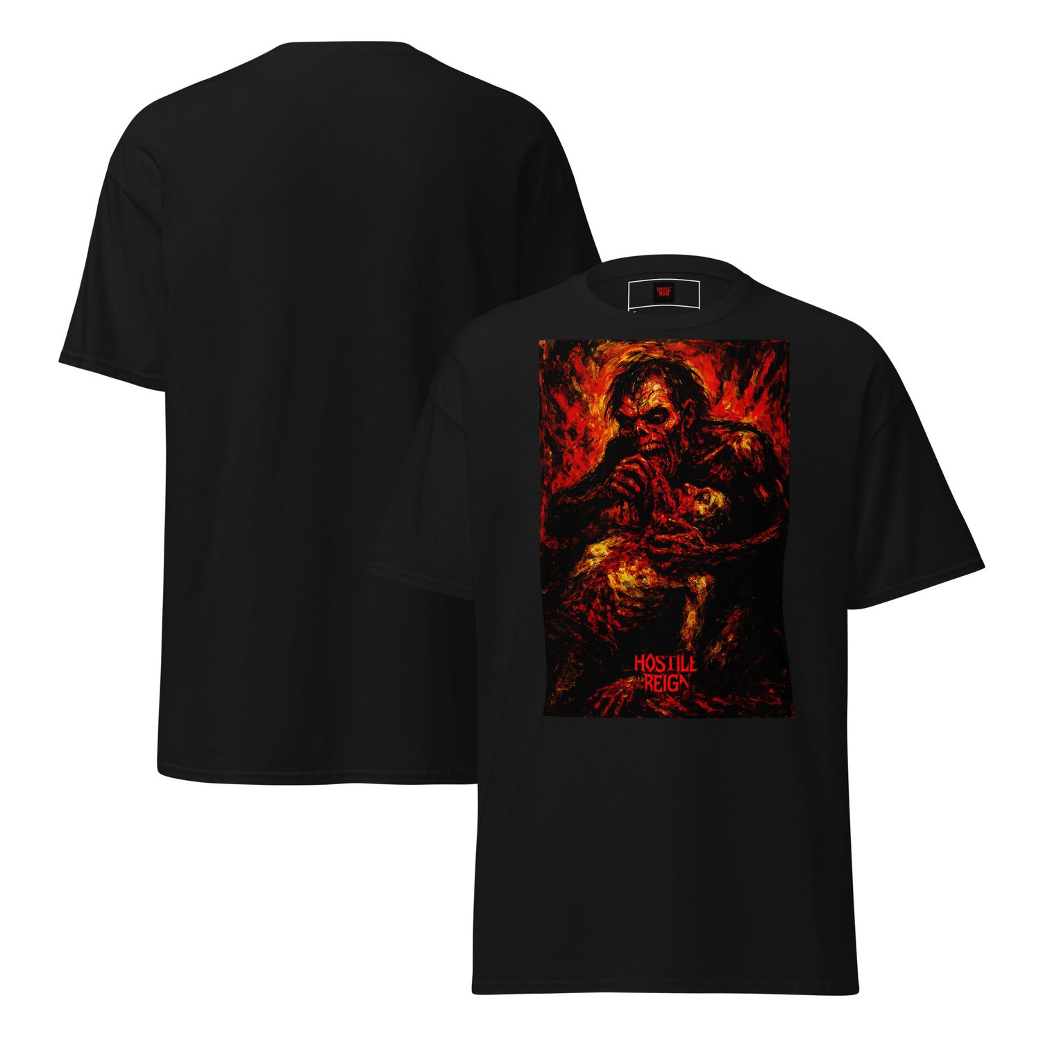 Unisex classic tee METAL BRUTAL CANNIBALISM SOCIETY HOSTILE REIGN
