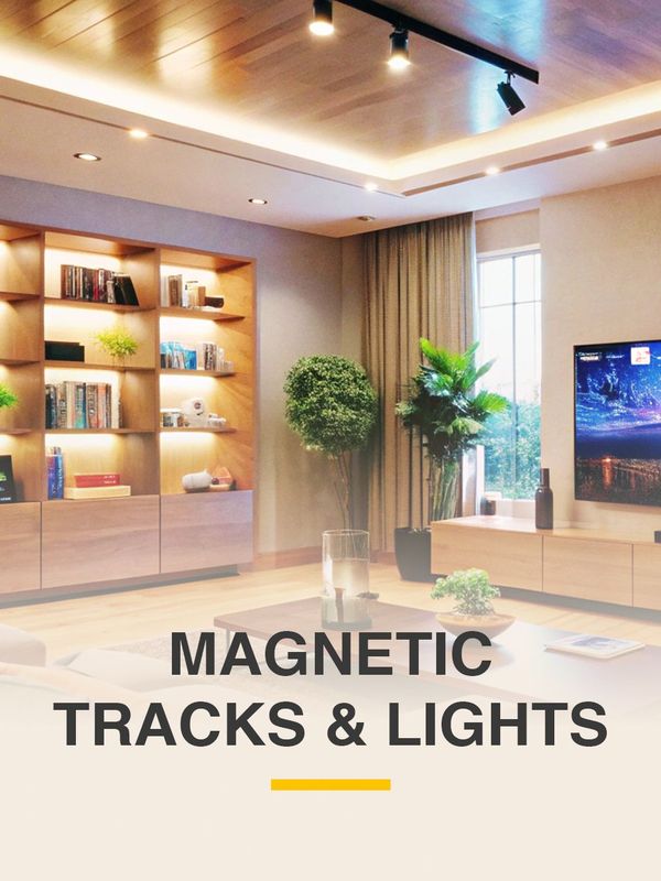 Magnetic tracks & lights