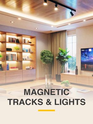 Magnetic tracks &amp; lights
