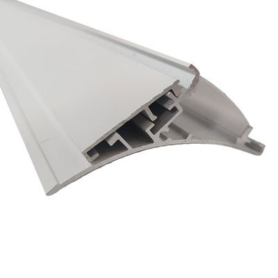Surface Mount White Aluminum Profile for Corners, 6.56ft 1.47x1.91in
