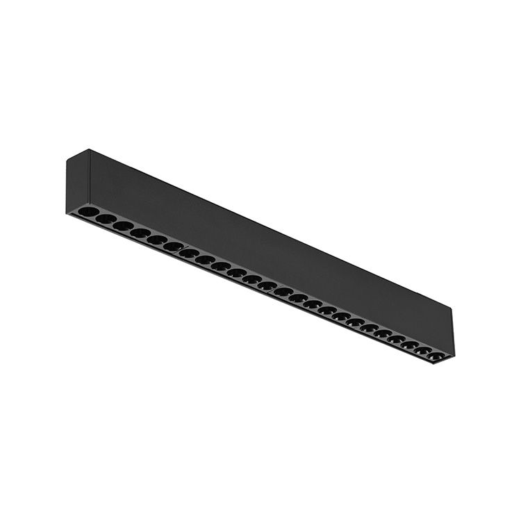 Black Magnetic Grille Track Light, 24W, Neutral White 4000K, 34°